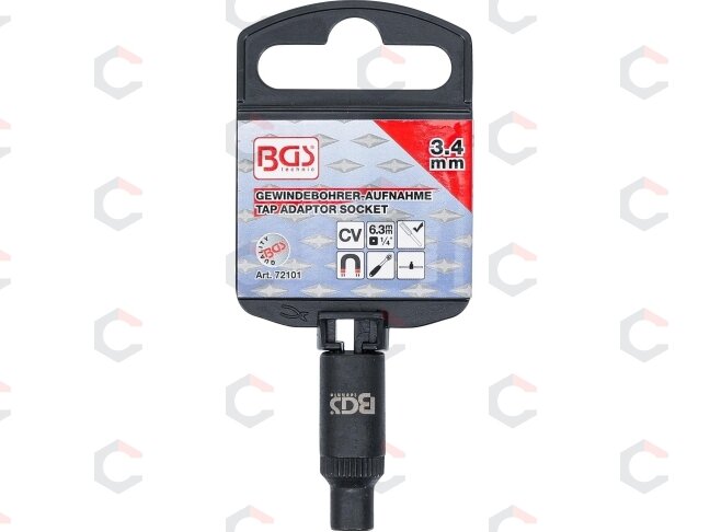 Adapteris sriegikliams | 6.3 mm (1/4") | 3.4 mm (72101) 2