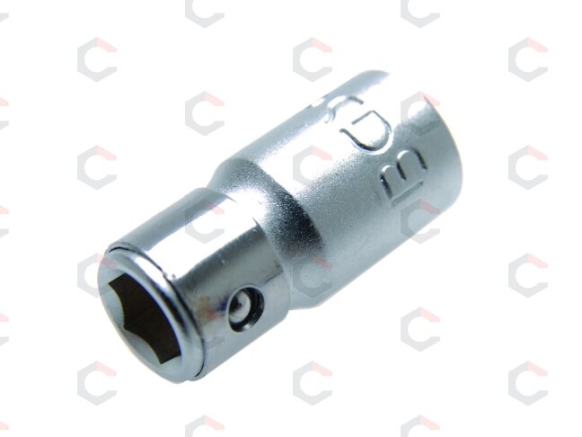 Adapteris su fiksuojamu rutuliu | vidinis kvadratas 6.3 mm (1/4") | vidinis šešiakampis 6.3 mm (1/4") (8213) 2 Adapteris su fiksuojamu rutuliu | vidinis kvadratas 6.3 mm (1/4") | vidinis šešiakampis 6.3 mm (1/4") (8213) 2