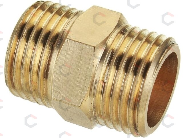 Adapteris su išoriniais sriegiais | 1/2"- 1/2" (58NC1212) Adapteris su išoriniais sriegiais | 1/2"- 1/2" (58NC1212)