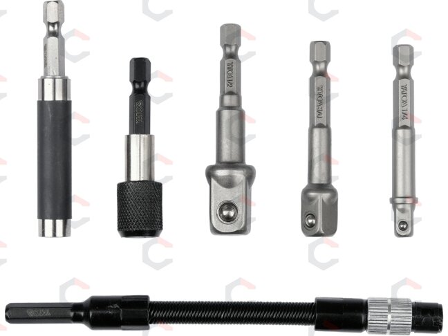 Adapterių komplektas | 6 vnt (YT-04640) 2 Adapterių komplektas | 6 vnt (YT-04640) 2