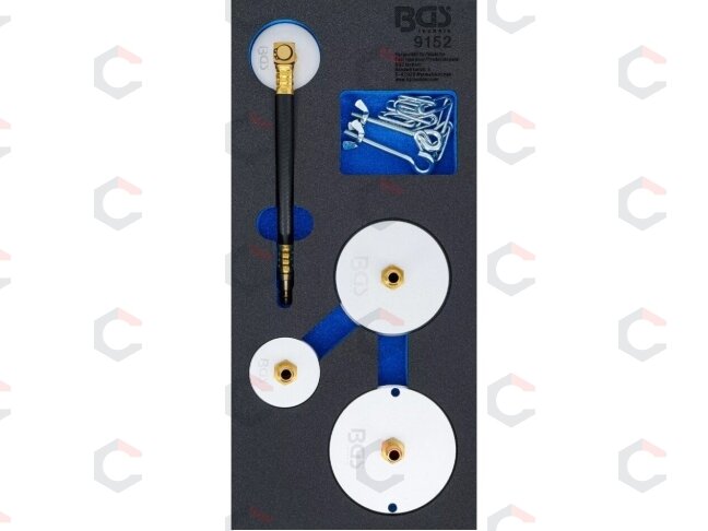 Adapterių rinkinys nuorinimo prietaisui | 4 vnt. (9152) Adapterių rinkinys nuorinimo prietaisui | 4 vnt. (9152)