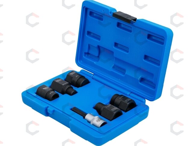 Adapterių rinkinys purkštukų ištraukimui | Common Rail | 6 vnt. (7771) 2