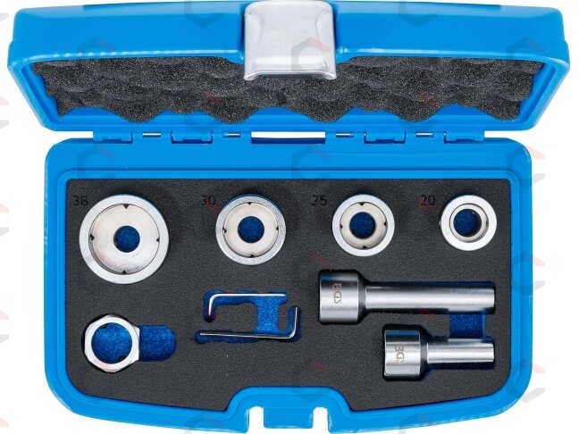 Sriegpjovių adapterių rinkinys ratų smeigėms | M3–M14 | 3/8" | 7 vnt. | BGS (70115) 3 Sriegpjovių adapterių rinkinys ratų smeigėms | M3–M14 | 3/8" | 7 vnt. | BGS (70115) 3