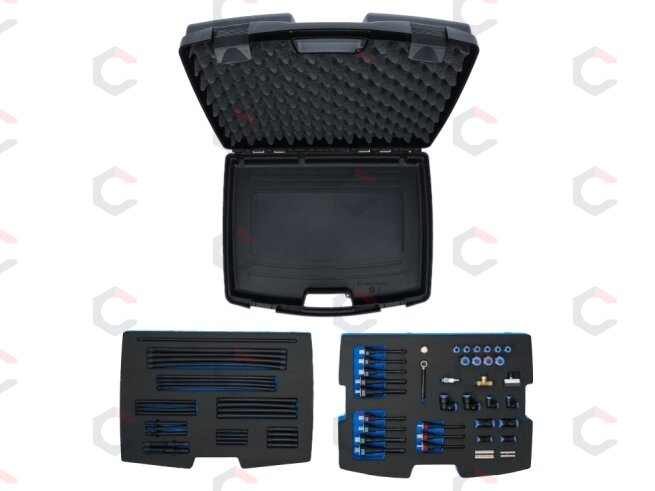 Adapterių ir vamzdelių rinkinys skaitmeniniam slėgio ir kompresijos matuokliui BGS 63410 (63413) 3