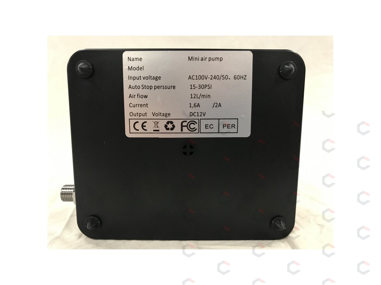 Aerografas su kompresorium | neautomatinio tipo | 12V | 12L/min (AB12) 3 Aerografas su kompresorium | neautomatinio tipo | 12V | 12L/min (AB12) 3