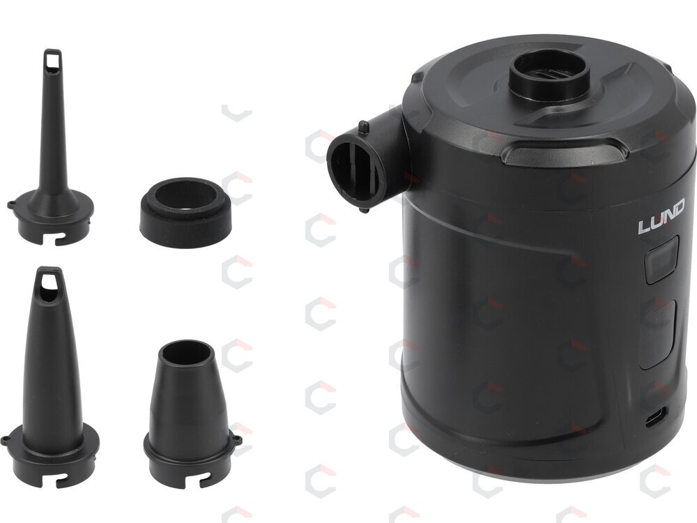 Akumuliatorinė oro pompa čiužiniams ir pripučiamiems daiktams 280 l/min (82150) 1 Akumuliatorinė oro pompa čiužiniams ir pripučiamiems daiktams 280 l/min (82150) 1