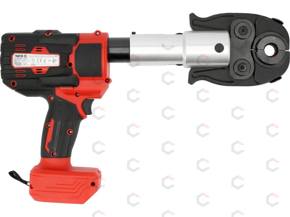 Akumuliatorinis PEX-AL-PEX vamzdžių presas YATO | U/TH 16–32 mm | 18 V | 32 kN (YT-21734) 2
