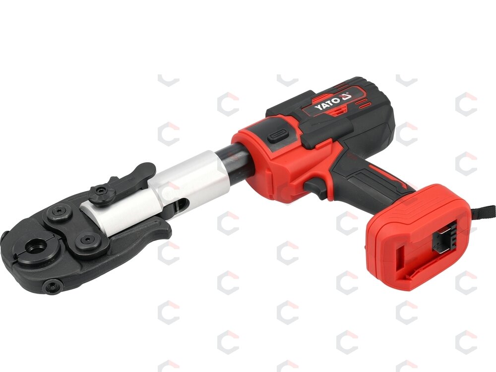 Akumuliatorinis PEX-AL-PEX vamzdžių presas YATO | U/TH 16–32 mm | 18 V | 32 kN (YT-21734) 3 Akumuliatorinis PEX-AL-PEX vamzdžių presas YATO | U/TH 16–32 mm | 18 V | 32 kN (YT-21734) 3
