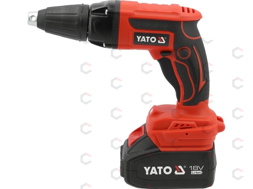 Akumuliatorinis juostinis suktuvas gipro kartonui | 18 V | 4 Ah (YT-82075) 5 Akumuliatorinis juostinis suktuvas gipro kartonui | 18 V | 4 Ah (YT-82075) 5