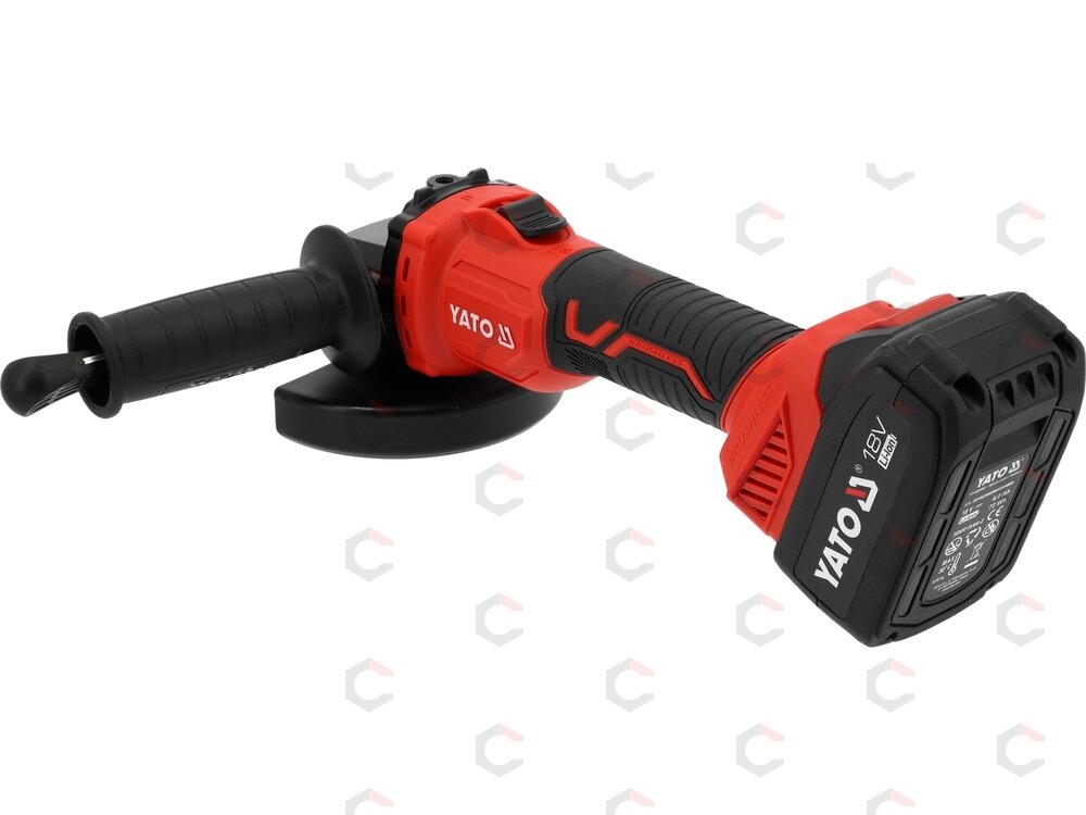 Akumuliatorinis kampinis šlifuoklis su 4Ah baterija | 18V | 125 mm (YT-828251) 1 Akumuliatorinis kampinis šlifuoklis su 4Ah baterija | 18V | 125 mm (YT-828251) 1