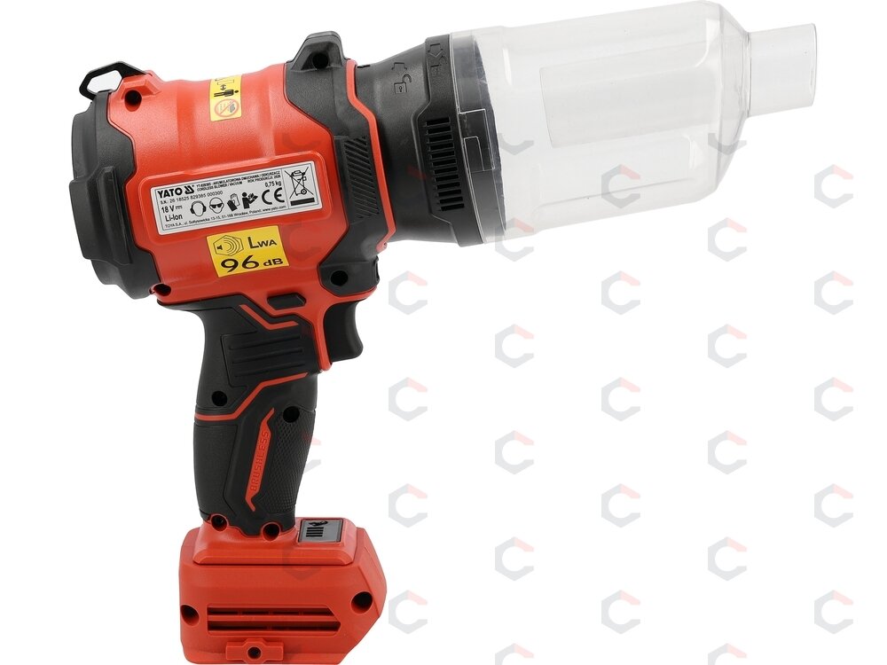 Akumuliatorinis pūstuvas-dulkių siurblys 2-in-1 | 18 V | be baterijos (YT-829385) 3 Akumuliatorinis pūstuvas-dulkių siurblys 2-in-1 | 18 V | be baterijos (YT-829385) 3