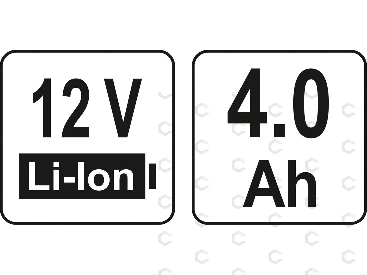 Akumuliatorius | LI- ION / 12 V 4,0 AH (YT-82910) 3 Akumuliatorius | LI- ION / 12 V 4,0 AH (YT-82910) 3