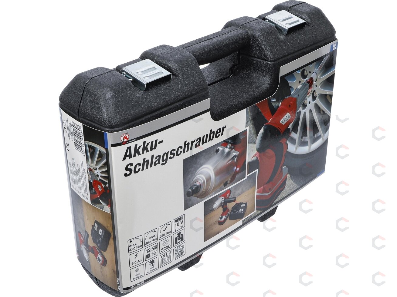 Akumuliatorinis smūginis veržliaraktis | 420 Nm | maks. 2000 rpm | 18 V (9260) 2 Akumuliatorinis smūginis veržliaraktis | 420 Nm | maks. 2000 rpm | 18 V (9260) 2