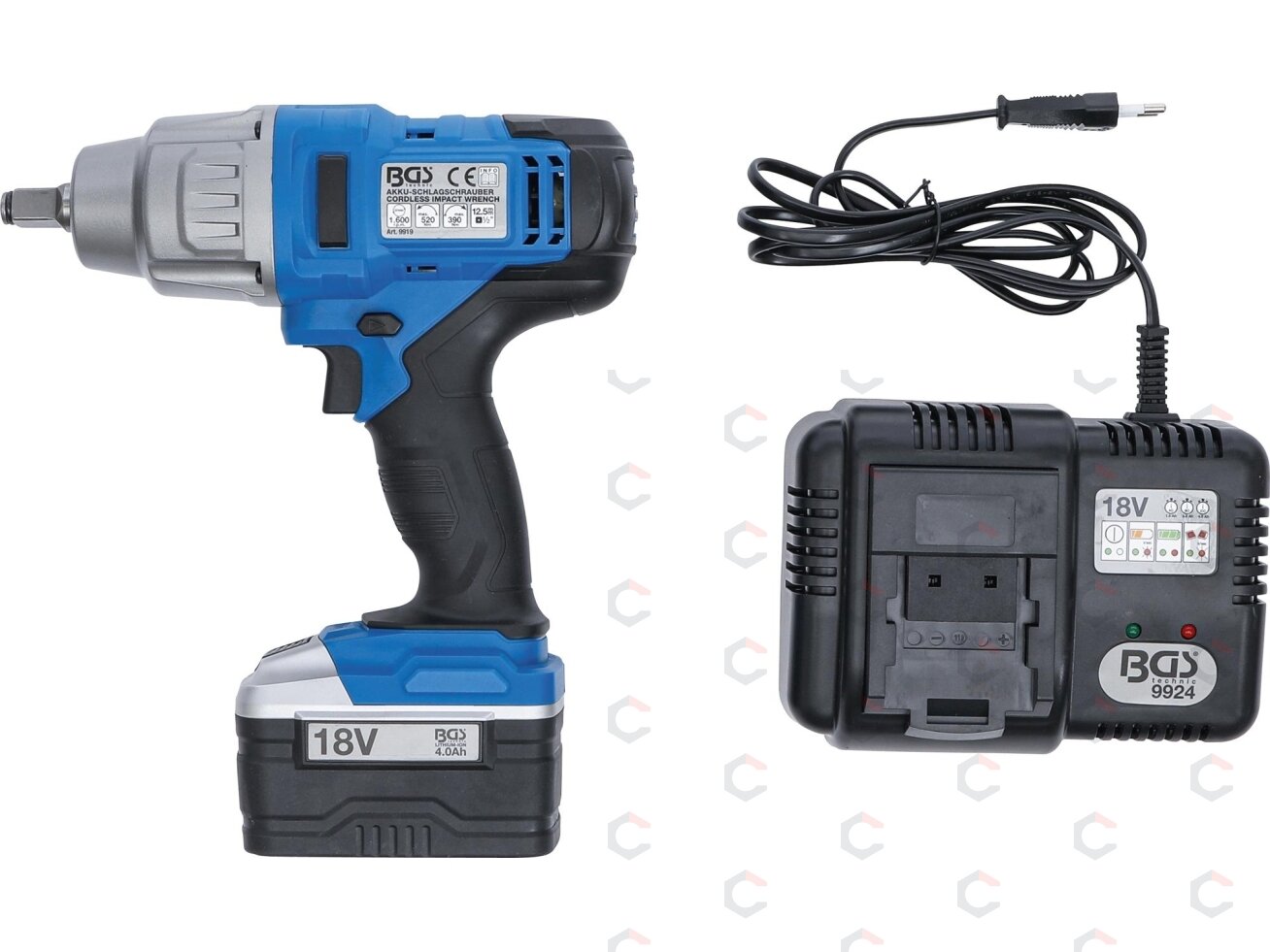 Akumuliatorinis smūginis veržliasūkis | 520 Nm | maks. 2000 rpm | 18 V (9919) 6