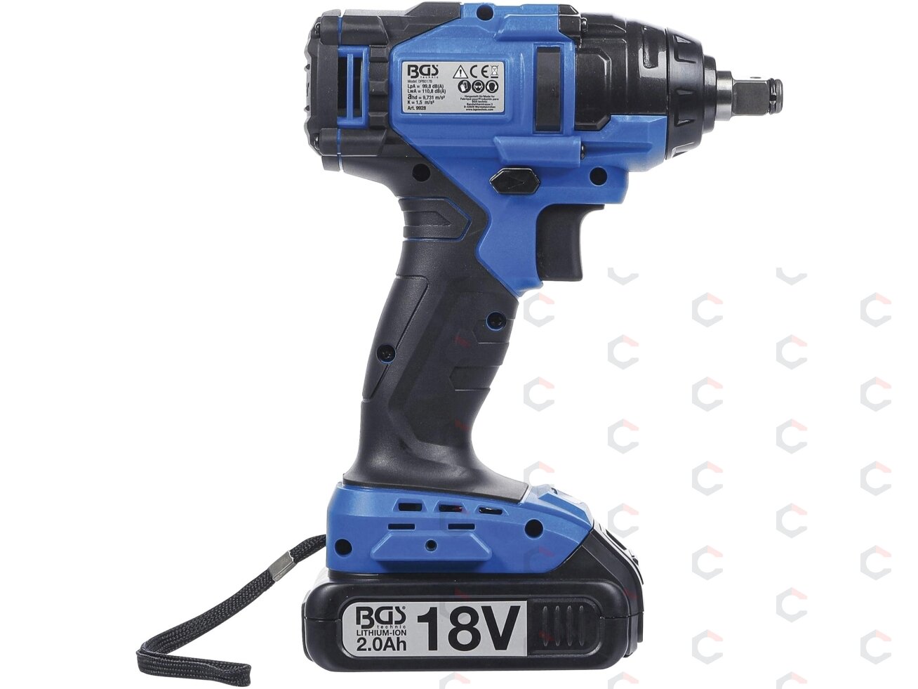 Akumuliatorinis smūginis veržliasūkis | siauras | 250 Nm | 2.500 rpm | 18 V (9928) 11 Akumuliatorinis smūginis veržliasūkis | siauras | 250 Nm | 2.500 rpm | 18 V (9928) 11