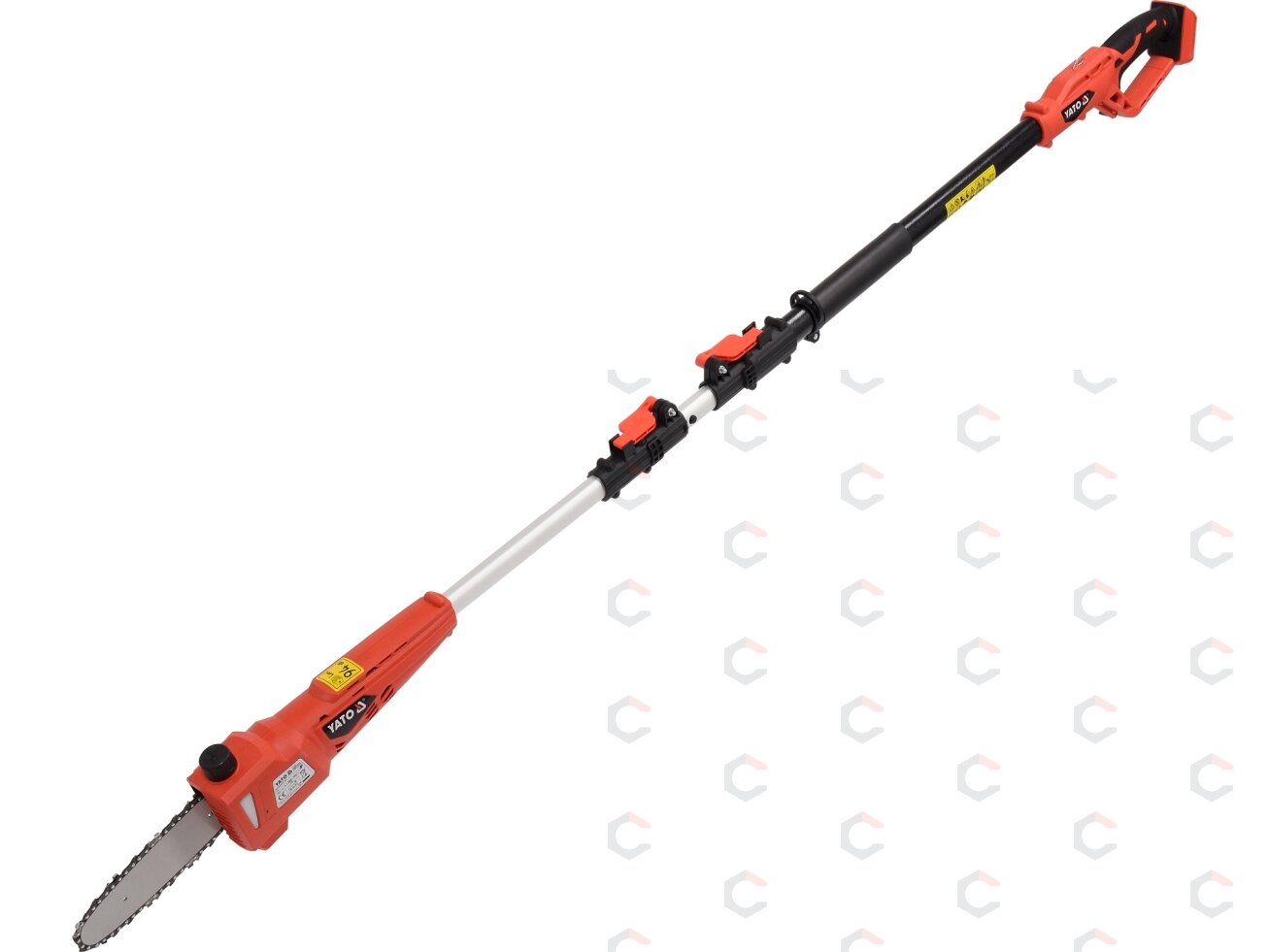 Akumuliatorinis teleskopinis grandininis pjūklas | 18V 200-280 cm | be akumuliatoriaus (YT-82837) Akumuliatorinis teleskopinis grandininis pjūklas | 18V 200-280 cm | be akumuliatoriaus (YT-82837)