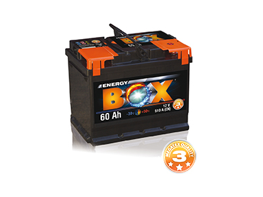 Akumuliatorius ENERGY BOX | 12V 60Ah 540A EN (AEB60R) Akumuliatorius ENERGY BOX | 12V 60Ah 540A EN (AEB60R)