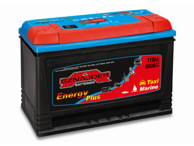 Akumuliatorius Sznajder PLUS MARINE | 12 V 110 Ah 680 A EN (SZPM110R)