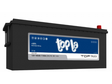 Akumuliatorius Topla | 12V 180Ah Top Truck | 1100A EN (TTT-180(3))