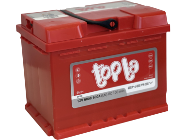 Akumuliatorius Topla ENERGY | 12V 60Ah | 600A EN (TTE60R)