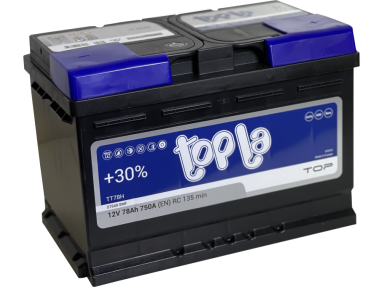 Akumuliatorius Topla TOP | 12V 78Ah | 750A EN (TTM78R)