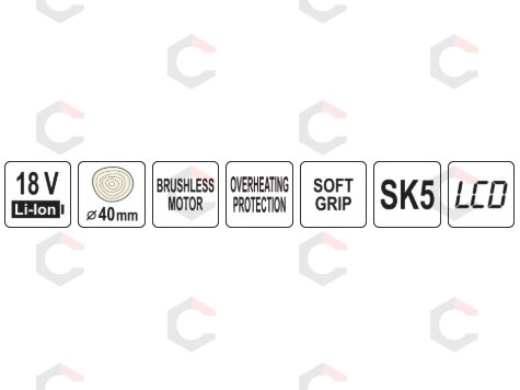 Akumuliatorinis sekatorius 18V | 40 mm | be baterijos (YT-828383) 12 Akumuliatorinis sekatorius 18V | 40 mm | be baterijos (YT-828383) 12