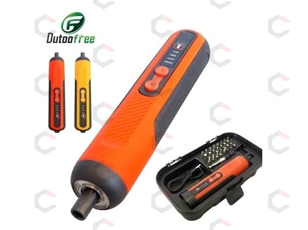 Akumuliatorinis atsuktuvas | USB | su antgalių rinkiniu | 24 vnt. (CES26) Akumuliatorinis atsuktuvas | USB | su antgalių rinkiniu | 24 vnt. (CES26)