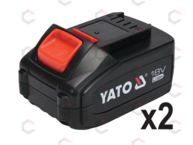 Akumuliatorinis kampinis šlifuoklis 4Ahx2 | soft start | 18V | 125 mm (YT-828295) 5 Akumuliatorinis kampinis šlifuoklis 4Ahx2 | soft start | 18V | 125 mm (YT-828295) 5