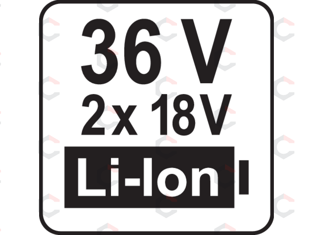 Akumuliatorinis trimeris/žoliapjovė – bešepetėlinė, be akumuliatoriaus – 36 V (2×18 V) (YT-85010) 13