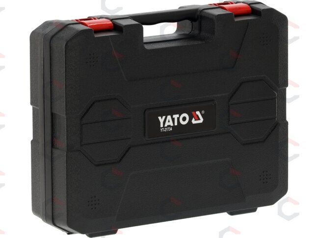 Akumuliatorinis PEX-AL-PEX vamzdžių presas YATO | U/TH 16–32 mm | 18 V | 32 kN (YT-21734) 10 Akumuliatorinis PEX-AL-PEX vamzdžių presas YATO | U/TH 16–32 mm | 18 V | 32 kN (YT-21734) 10