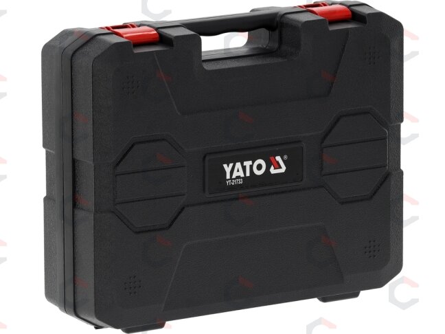 Akumuliatorinis PEX-AL-PEX vamzdžių presas YATO | U/TH 16–32 mm | 18 V | 60 kN (YT-21733) 11 Akumuliatorinis PEX-AL-PEX vamzdžių presas YATO | U/TH 16–32 mm | 18 V | 60 kN (YT-21733) 11