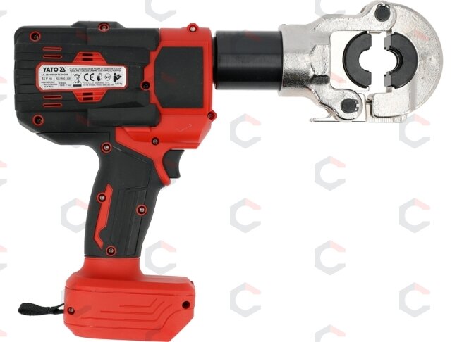 Akumuliatorinis PEX-AL-PEX vamzdžių presas YATO | U/TH 16–32 mm | 18 V | 60 kN (YT-21733) 2 Akumuliatorinis PEX-AL-PEX vamzdžių presas YATO | U/TH 16–32 mm | 18 V | 60 kN (YT-21733) 2