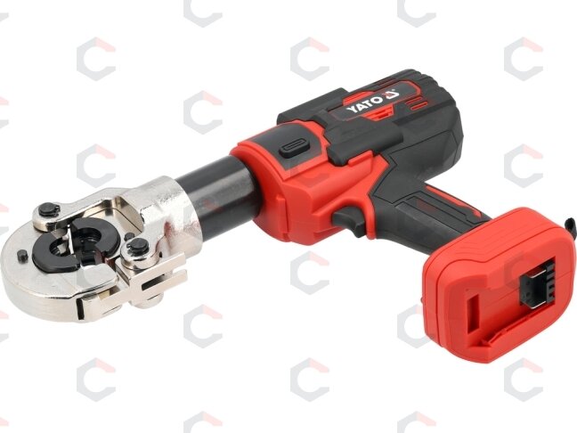 Akumuliatorinis PEX-AL-PEX vamzdžių presas YATO | U/TH 16–32 mm | 18 V | 60 kN (YT-21733) 3 Akumuliatorinis PEX-AL-PEX vamzdžių presas YATO | U/TH 16–32 mm | 18 V | 60 kN (YT-21733) 3