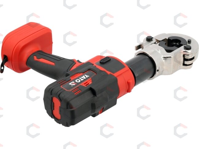 Akumuliatorinis PEX-AL-PEX vamzdžių presas YATO | U/TH 16–32 mm | 18 V | 60 kN (YT-21733) 4 Akumuliatorinis PEX-AL-PEX vamzdžių presas YATO | U/TH 16–32 mm | 18 V | 60 kN (YT-21733) 4