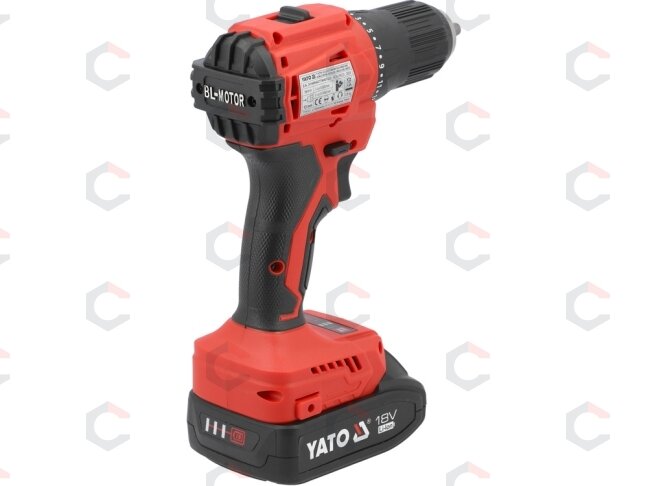Akumuliatorinis gręžtuvas | 18V 45NM | 2 baterijos (YT-8277905) 1 Akumuliatorinis gręžtuvas | 18V 45NM | 2 baterijos (YT-8277905) 1