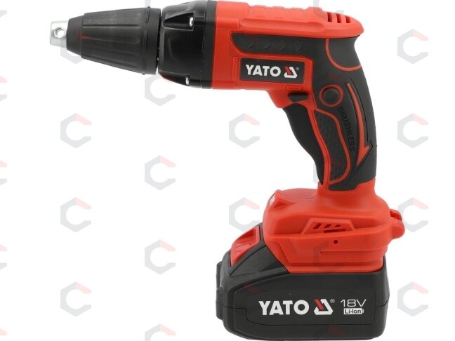 Akumuliatorinis juostinis suktuvas gipro kartonui | 18 V | 4 Ah (YT-82075) 5 Akumuliatorinis juostinis suktuvas gipro kartonui | 18 V | 4 Ah (YT-82075) 5