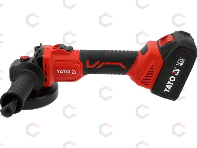 Akumuliatorinis kampinis šlifuoklis su 4Ah baterija | 18V | 125 mm (YT-828251) 2 Akumuliatorinis kampinis šlifuoklis su 4Ah baterija | 18V | 125 mm (YT-828251) 2