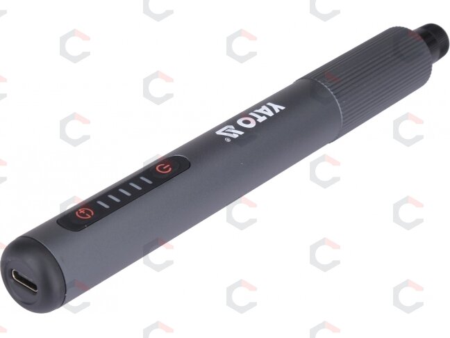 Akumuliatorinis mini šlifuoklis | bešepetėlinis | 4 V | 5000–25000 aps./min. | 40 priedų | YATO (YT-82764) 3 Akumuliatorinis mini šlifuoklis | bešepetėlinis | 4 V | 5000–25000 aps./min. | 40 priedų | YATO (YT-82764) 3