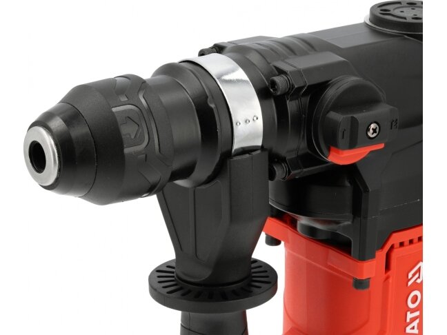 Akumuliatorinis perforatorius SDS-Plus 18 V, 3,8 J, bešepetėlis, su 4 Ah akumuliatoriumi ir įkrovikliu YATO (YT-827740) 3 Akumuliatorinis perforatorius SDS-Plus 18 V, 3,8 J, bešepetėlis, su 4 Ah akumuliatoriumi ir įkrovikliu YATO (YT-827740) 3