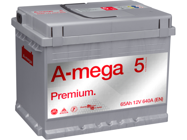 Akumuliatorius A-Mega Premium 12V 60Ah 600A EN (5MP60R) Akumuliatorius A-Mega Premium 12V 60Ah 600A EN (5MP60R)