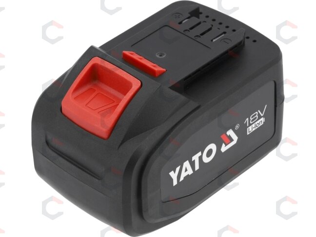 Akumuliatorius YATO 18V System Li-Ion 6 Ah (YT-828464) Akumuliatorius YATO 18V System Li-Ion 6 Ah (YT-828464)