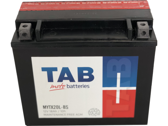 Akumuliatorius TAB MOTO AGM | 12V 18Ah | motociklams (MYTX20LBS) Akumuliatorius TAB MOTO AGM | 12V 18Ah | motociklams (MYTX20LBS)