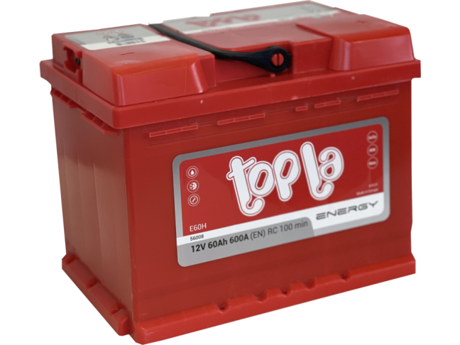 Akumuliatorius Topla ENERGY | 12V 60Ah | 600A EN (TTE60R) Akumuliatorius Topla ENERGY | 12V 60Ah | 600A EN (TTE60R)
