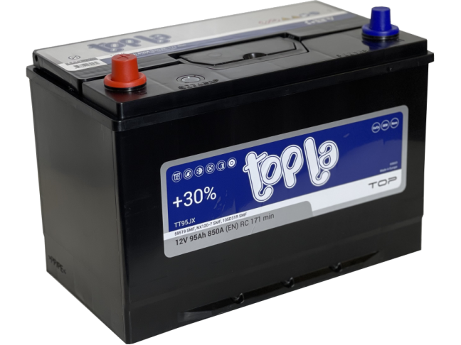 Akumuliatorius Topla TOP JIS | 12V 95Ah 850A EN (TTP-A-95L) Akumuliatorius Topla TOP JIS | 12V 95Ah 850A EN (TTP-A-95L)
