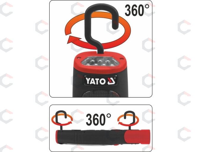 Akumuliatorinė darbo lempa | 30+7 LED (YT-08507) 6