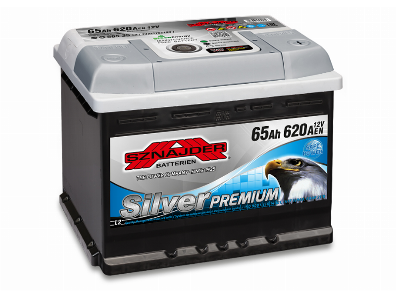 Akumuliatorius Sznajder SILVER PREMIUM | 12V 65Ah 620A EN (SZS65R)