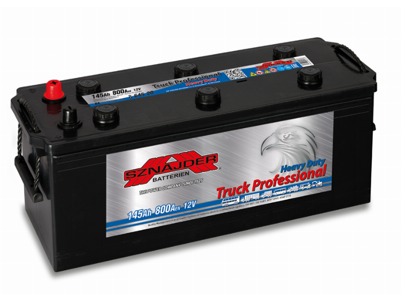 Akumuliatorius Sznajder TRUCK PRO | 12V 145Ah 800A EN (SZTP145R)