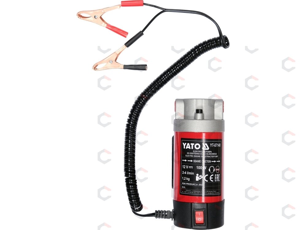 Elektrinė variklio alyvos siurbimo pompa | 12 V | 100 W (YT-07140) 2 Elektrinė variklio alyvos siurbimo pompa | 12 V | 100 W (YT-07140) 2