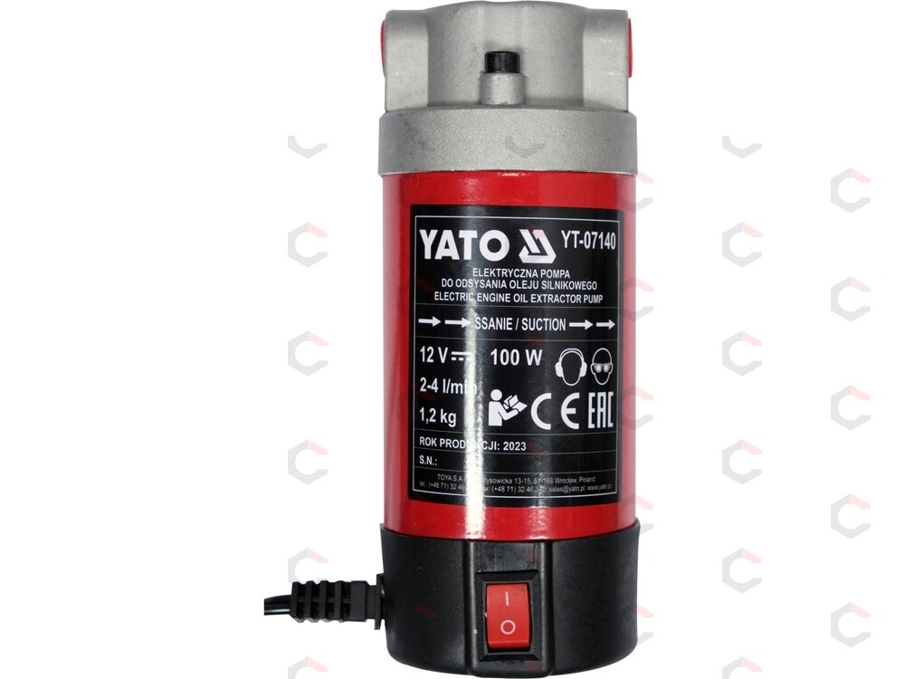 Elektrinė variklio alyvos siurbimo pompa | 12 V | 100 W (YT-07140) 3 Elektrinė variklio alyvos siurbimo pompa | 12 V | 100 W (YT-07140) 3