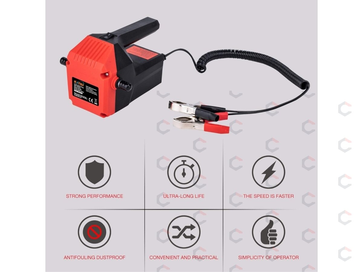 Alyvos ir dyzelino išsiurbimo siurblys | 12 V | 60–80 W (EP12A) 6 Alyvos ir dyzelino išsiurbimo siurblys | 12 V | 60–80 W (EP12A) 6